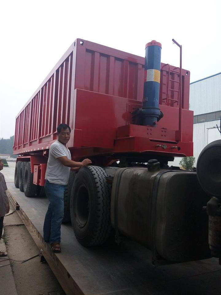 单轴腹举式自卸半挂车2015年价格回顾及大型物件运输应用解析